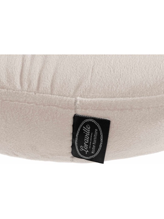Sæt med 2 barstole Ponte velvet, creme