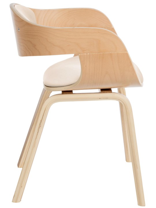 Besøgsstol Kingston, natur/creme