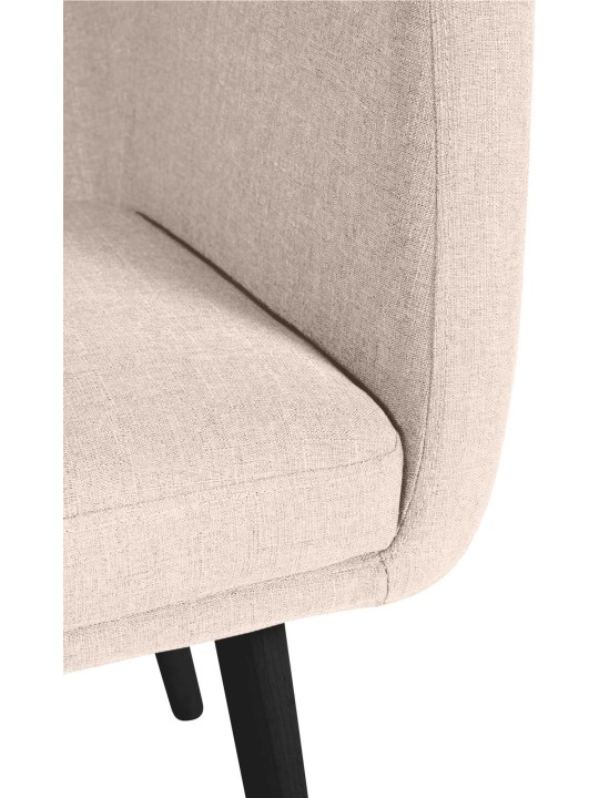 Besøgsstol Utrecht stof, beige