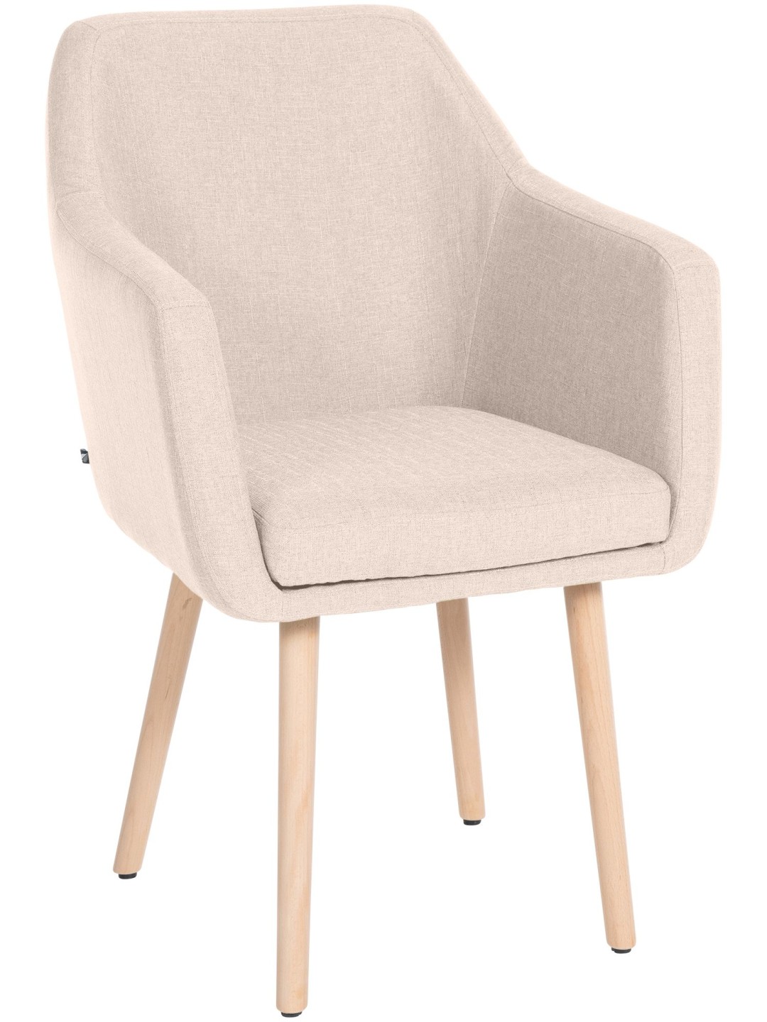 Besøgsstol Utrecht stof natur, beige