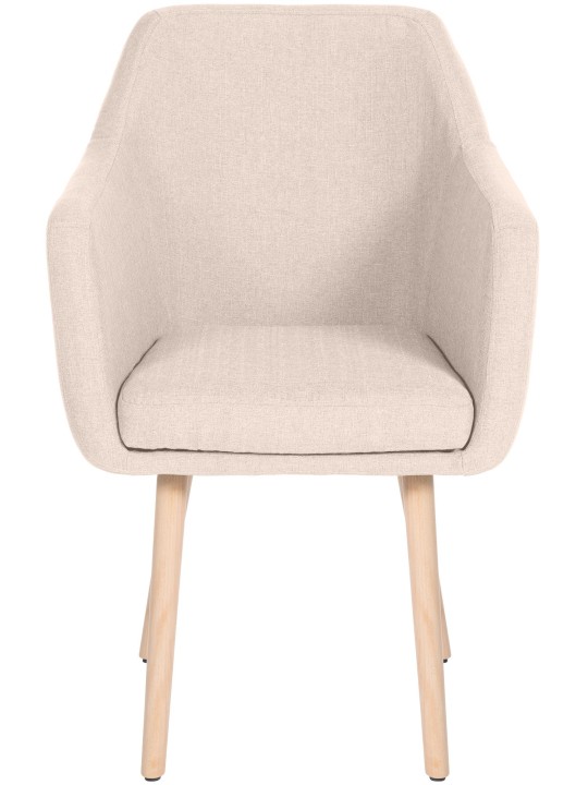 Besøgsstol Utrecht stof natur, beige