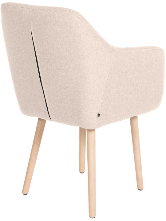 Besøgsstol Utrecht stof natur, beige