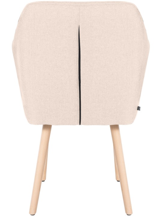 Besøgsstol Utrecht stof natur, beige