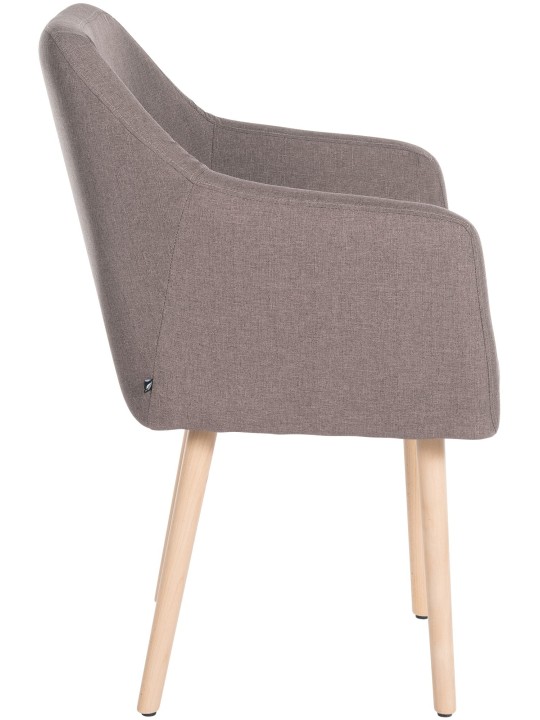 Besøgsstol Utrecht stof natur, taupe