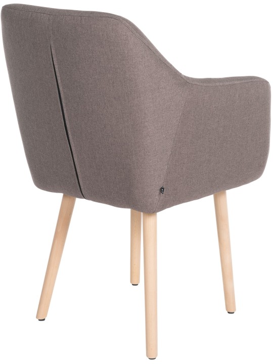Besøgsstol Utrecht stof natur, taupe