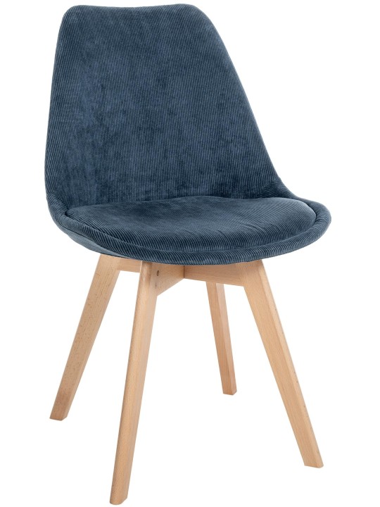 Stol Linares Cord, mørkeblå