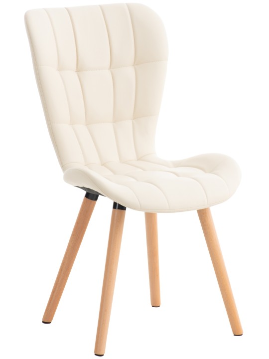 Stol Elda PU natura, creme