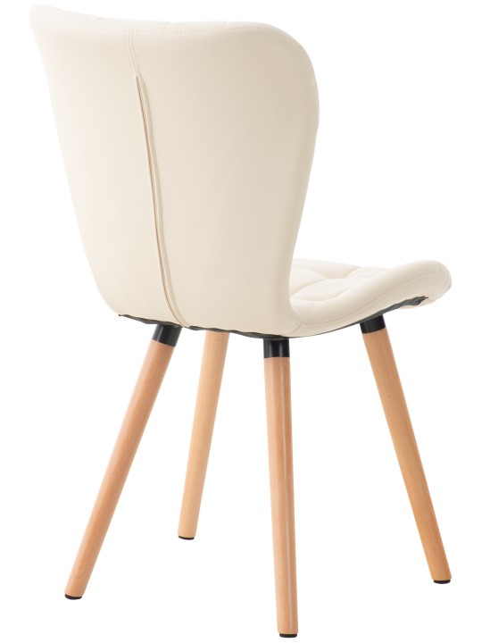 Stol Elda PU natura, creme