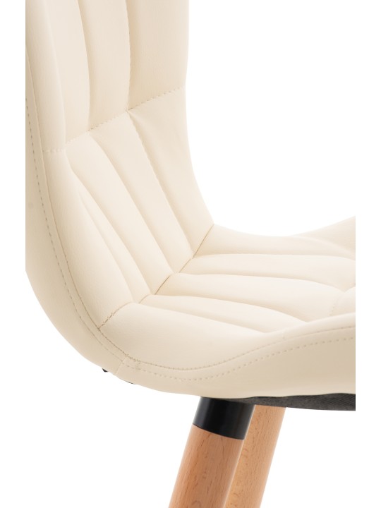 Stol Elda PU natura, creme