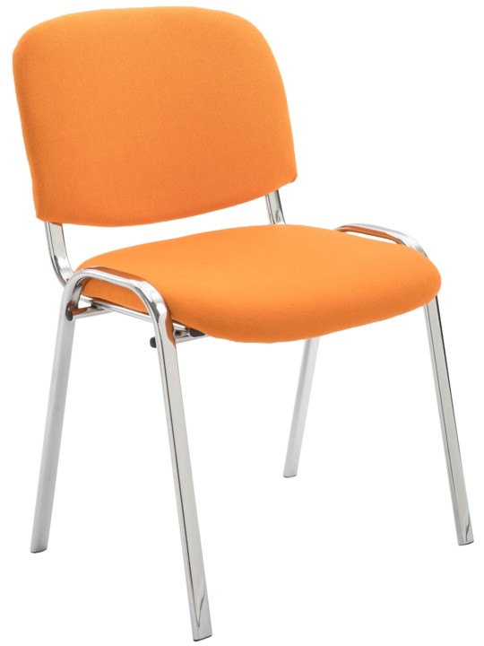 Besøgsstol Ken C stof, orange Besøgsstol Ken C stof, orange