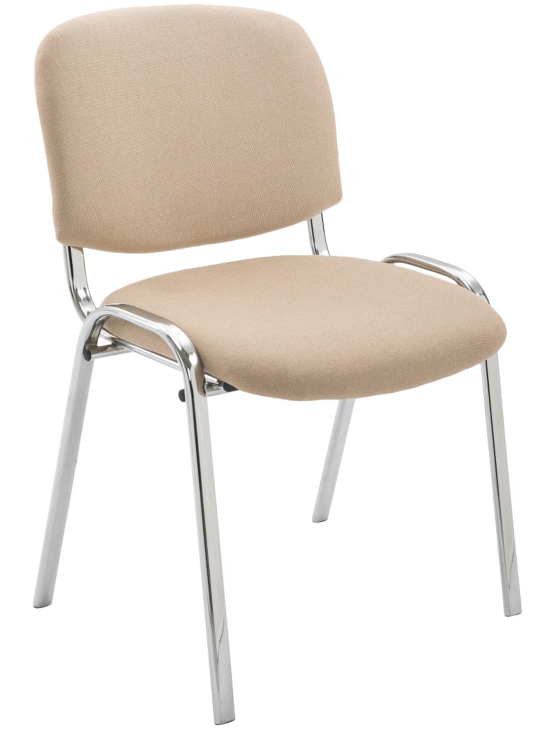 Besøgsstol Ken C stof, creme