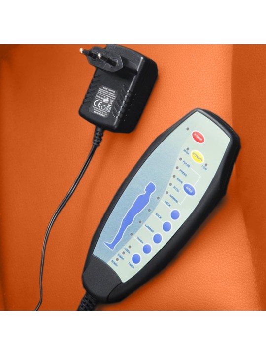 Pacific kontorstol med massagefunktion V2, orange