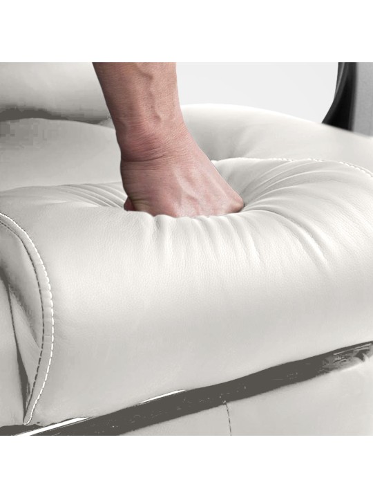 Kontorstol Pacific med massagefunktion V2, hvid