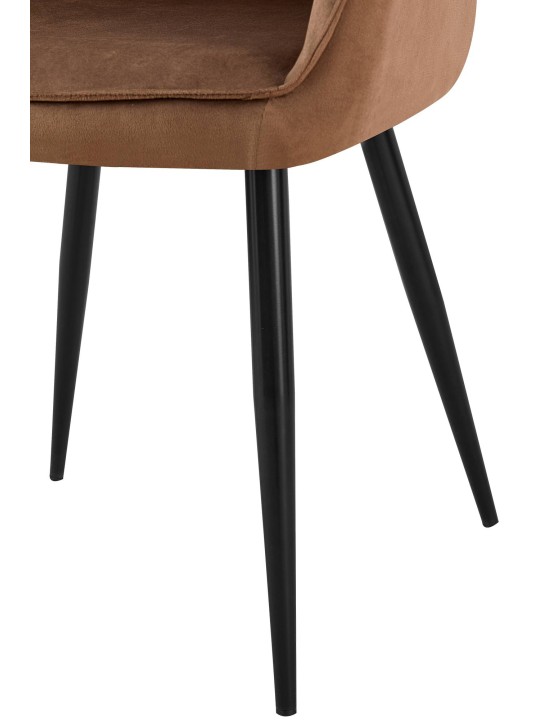Boise Velvet Spisestuestol, brun