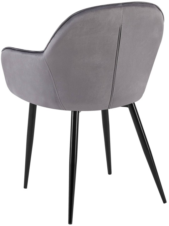 Boise Velvet Spisestuestol, mørkegrå Boise Velvet Spisestuestol, mørkegrå