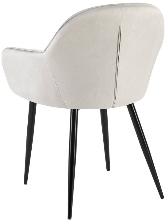 Boise Velvet Spisestuestol, grå