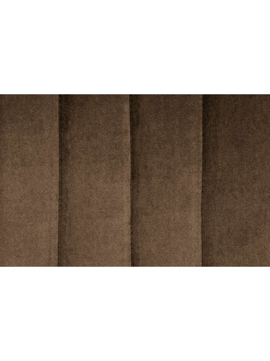 Sæt med 2 barstole Toni velour chrome, brun