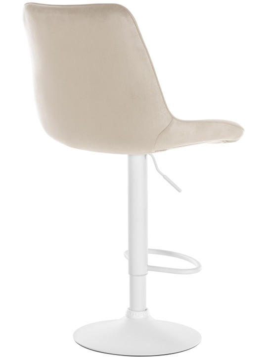 Sæt med 2 barstole Toni velvet, creme Sæt med 2 barstole Toni velvet, creme