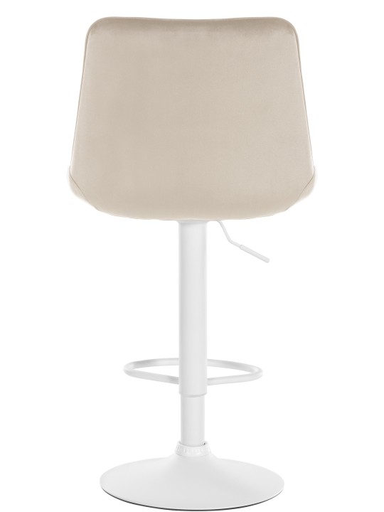 Sæt med 2 barstole Toni velvet, creme Sæt med 2 barstole Toni velvet, creme