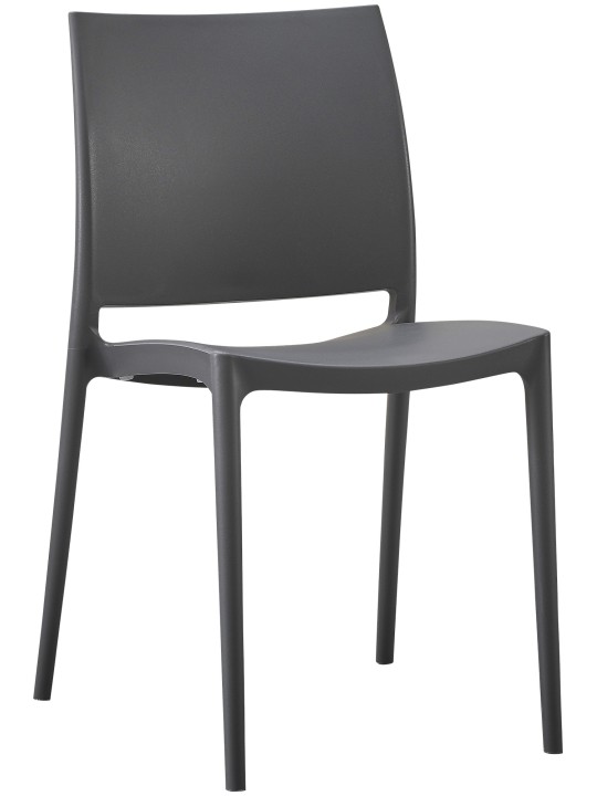 Stol Meton, mørkegrå