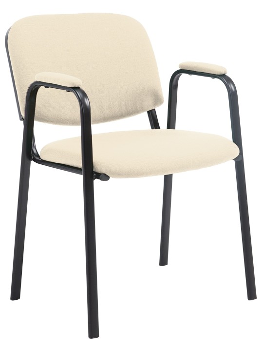 Besøgsstol Ken PRO stof, creme