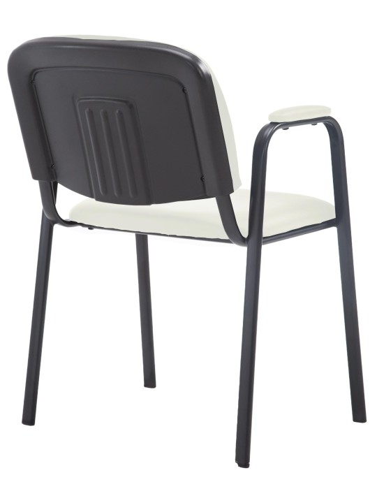 Besøgsstol Ken PRO kunstlæder, creme
