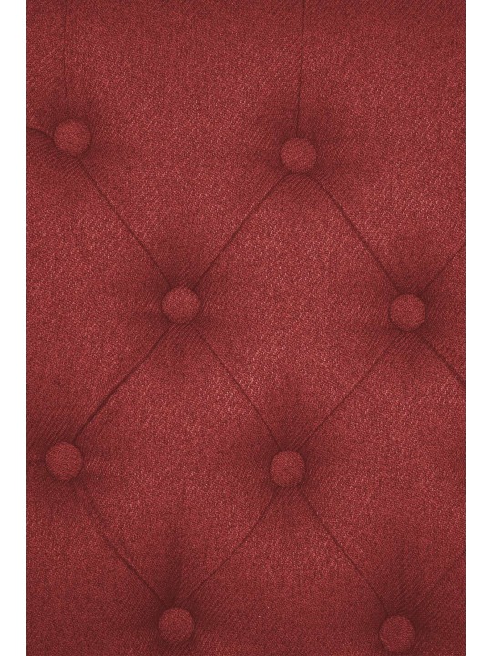 Sæt med 2 spisestuestole Lisburn Stof, rød