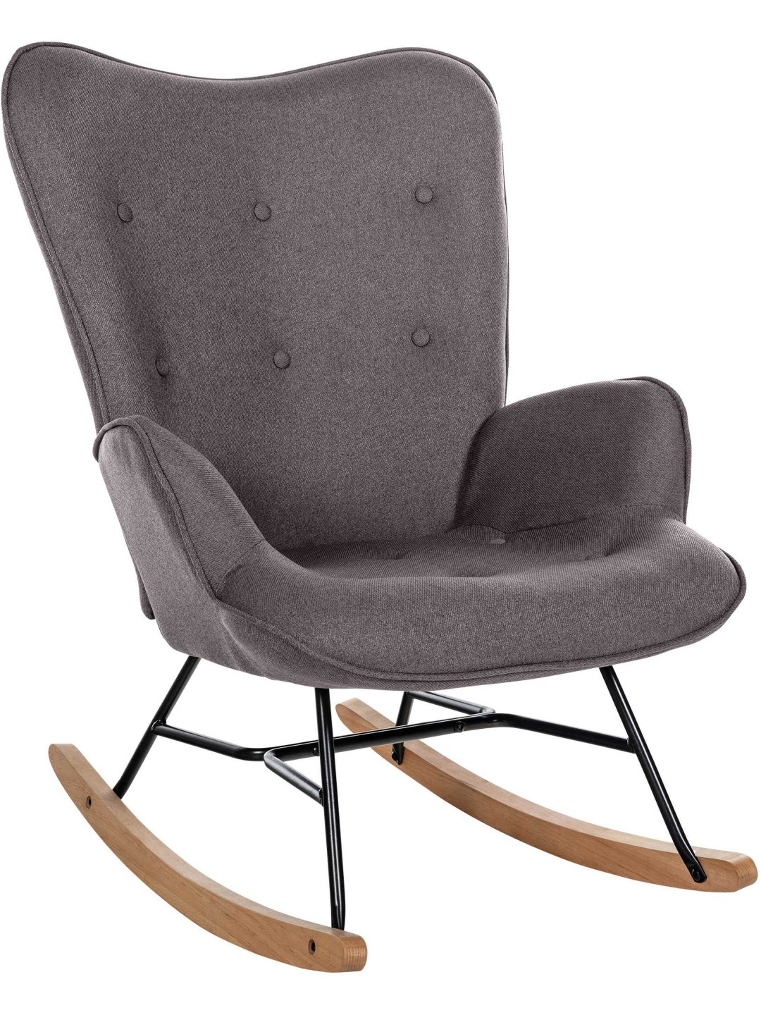 Stol Sanka stof, mørkegrå