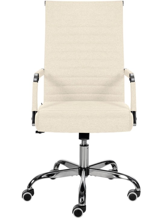Kontorstol Amadora stof, creme