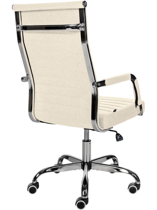 Kontorstol Amadora stof, creme