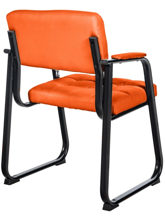 Besøgsstol Canada B imiteret læder, orange Besøgsstol Canada B imiteret læder, orange