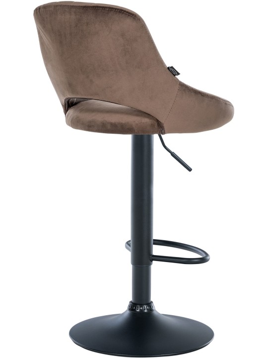 Barstol Milet fløjl, brun