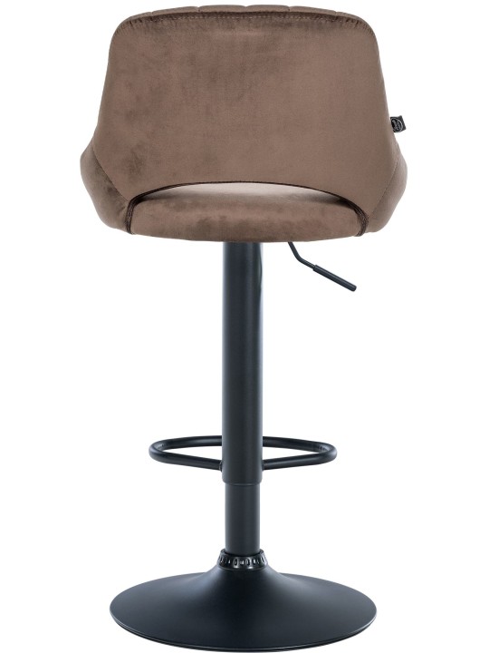 Barstol Milet fløjl, brun