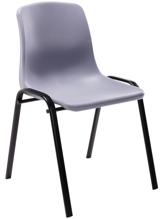 Stabelstol Nowra plast, grå
