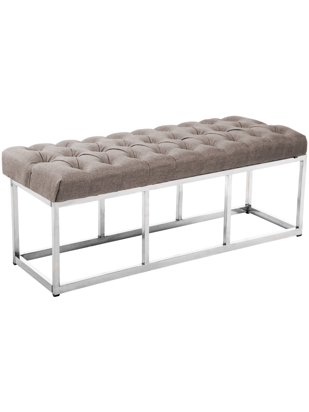 Bænk Amun stof E120, taupe