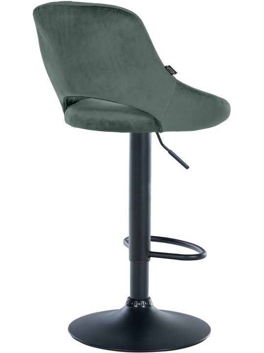 Sæt med 2 barstole Milet velvet B, grøn