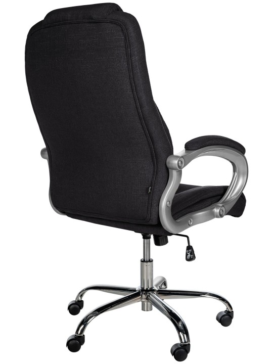 Kontorstol BIG Apollo stof, sort
