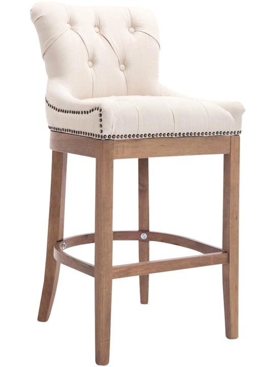 Barstol Lakewood stof, antik lys, creme