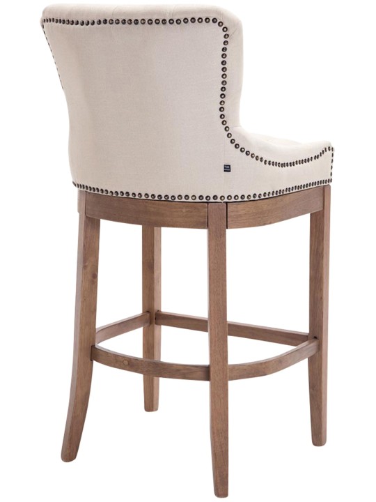 Barstol Lakewood stof, antik lys, creme