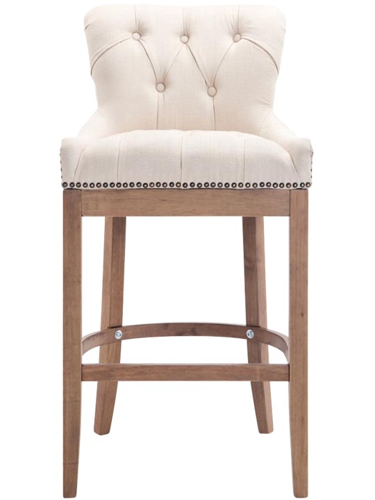 Barstol Lakewood stof, antik lys, creme