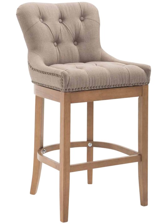 Barstol Lakewood stof, antik lys, taupe