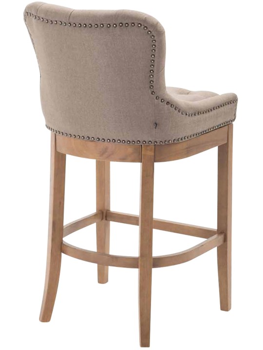 Barstol Lakewood stof, antik lys, taupe
