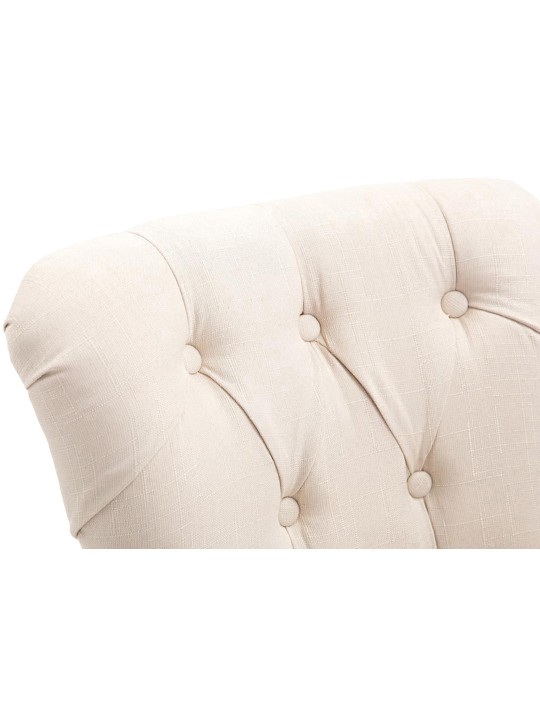 Barstol Lakewood stof, antik, creme