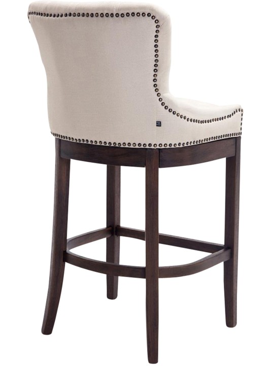 Barstol Lakewood stof, antik, creme