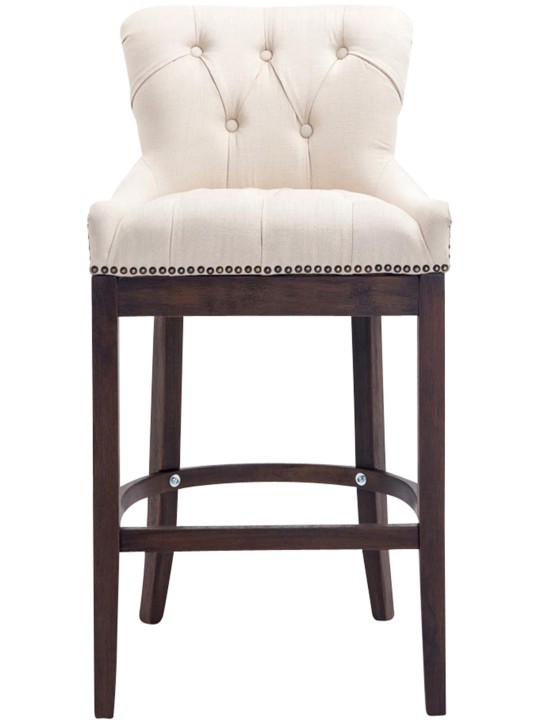 Barstol Lakewood stof, antik, creme