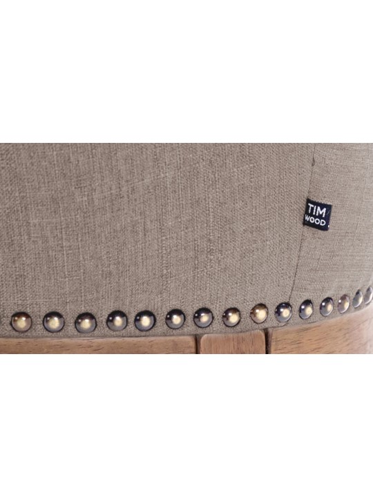 Barstol Lakewood stof, antik, taupe