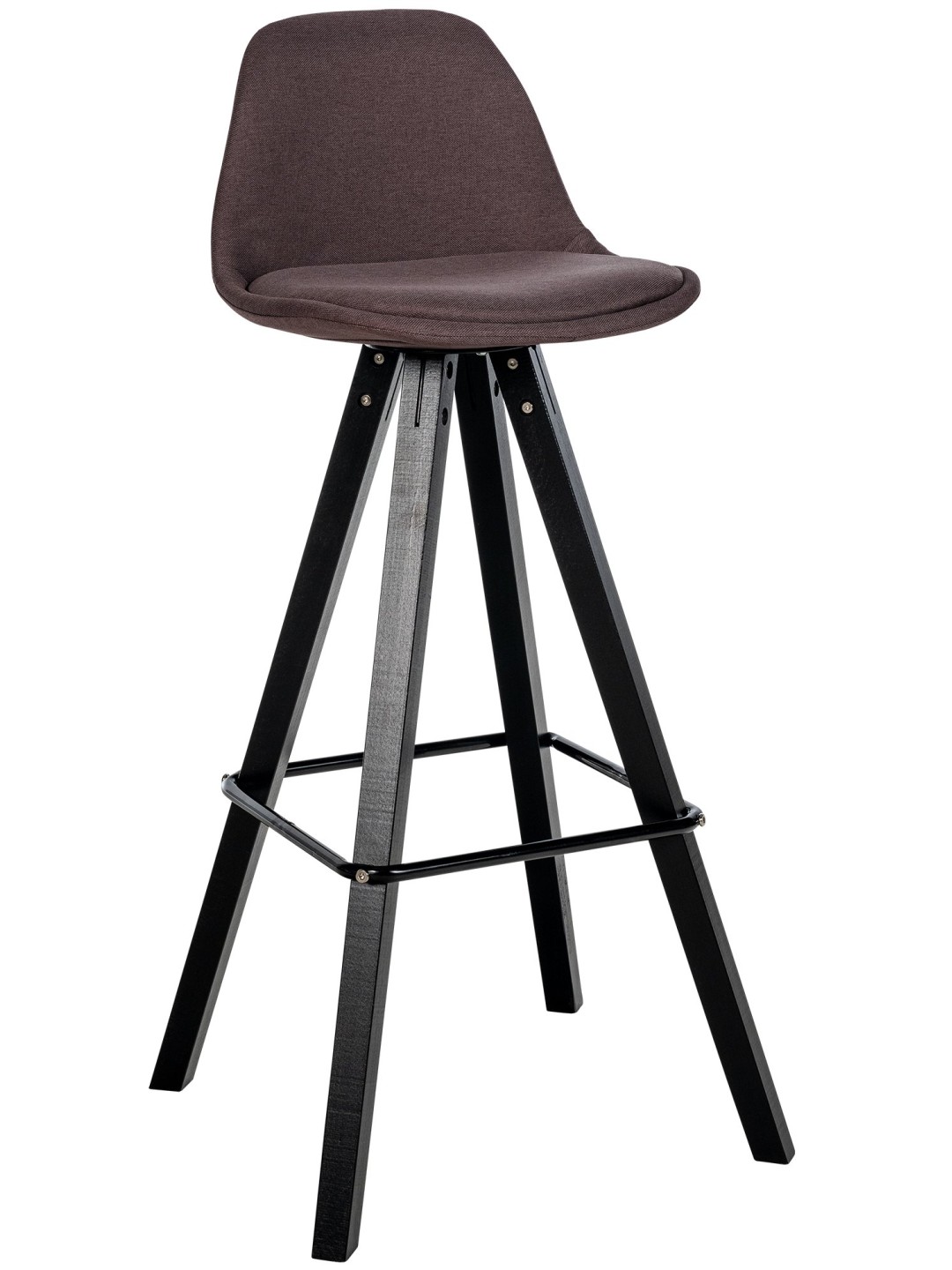 Barstol Corbin stof Firkantet, brun