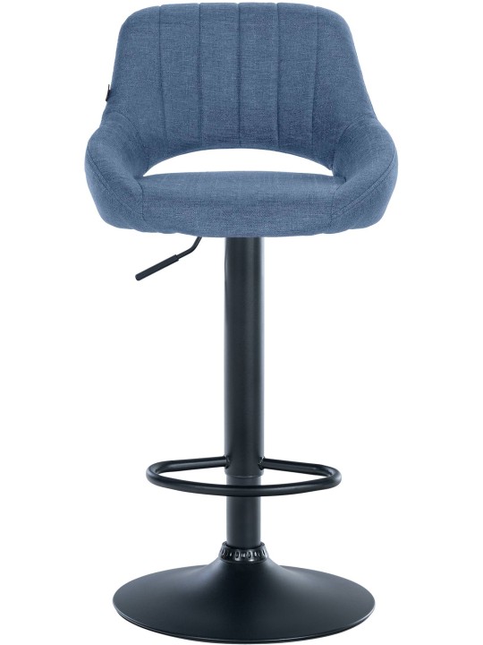 Barstol Milet stof, blå