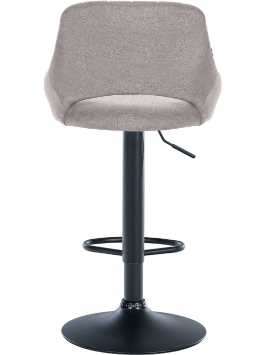 Barstol Milet stof, grå