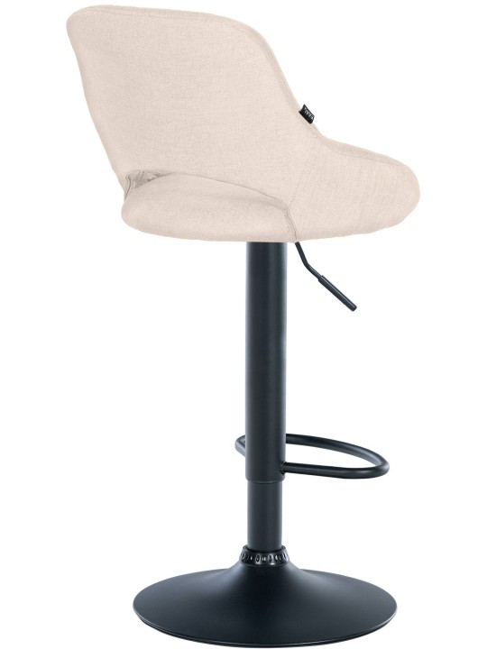 Sæt med 2 barstole Milet stof B, creme